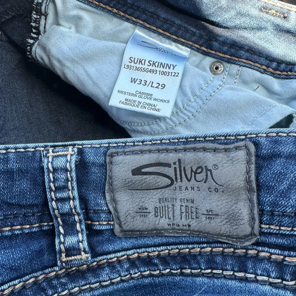 Silver Jeans Suki Skinny size 33 - Picture 4 of 5